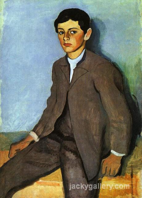 Farmboy from Tegernsee, August Macke painting